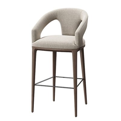 Elisa Bar Stool Grey Dining Room _ Luxury Bar Stools
